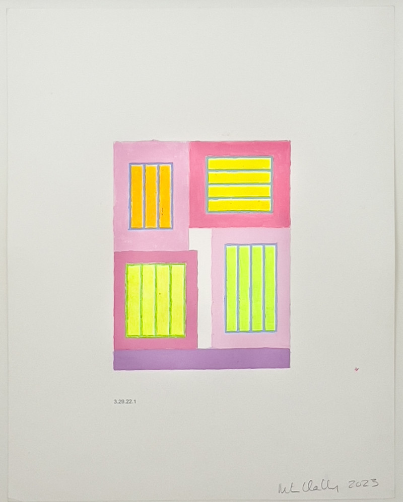 Peter Halley - Untitled (3.29.22.1)