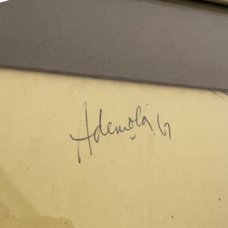 Ademola Olugebefola - Untitled (Faces)