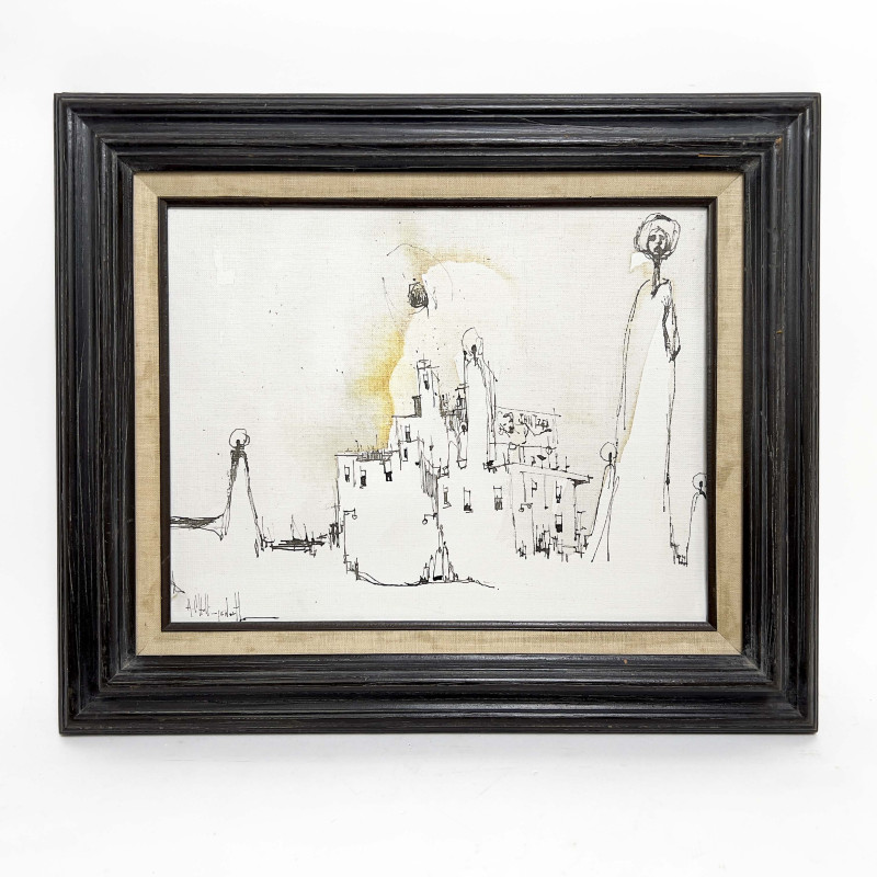 Alvin Carl Hollingsworth - Woman in the City Verde