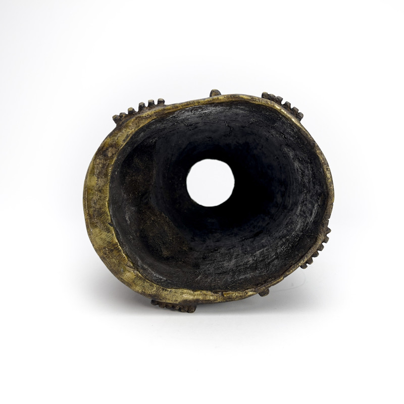 Nigerian Benin King Bronze Bust