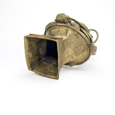 Nigerian Benin Edo King Bronze Bust