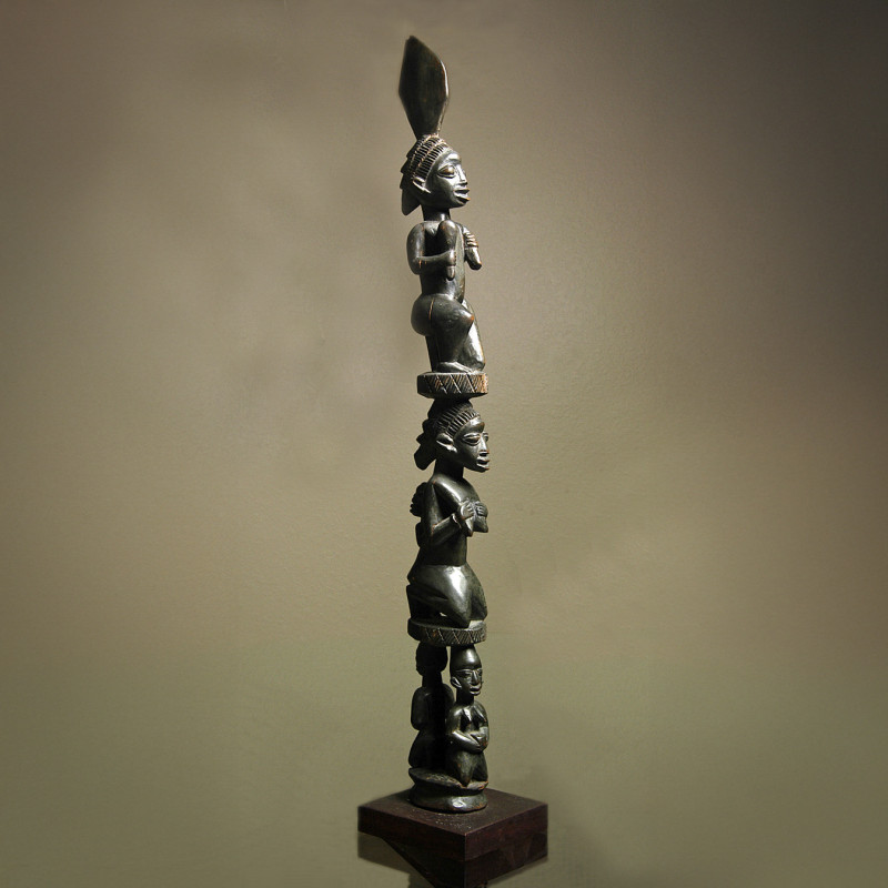 Yoruba, Nigeria Figural House Post