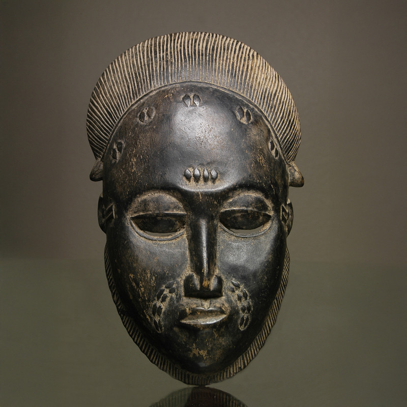 African Baule Mask, Ivory Coast