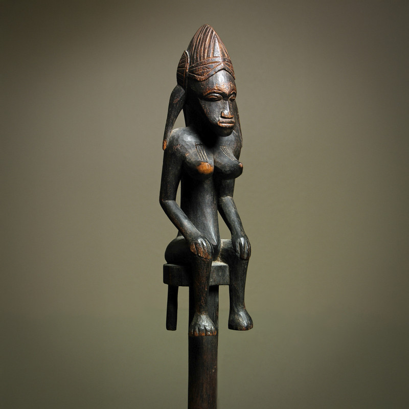 Senufo Poro Society Figural Staff