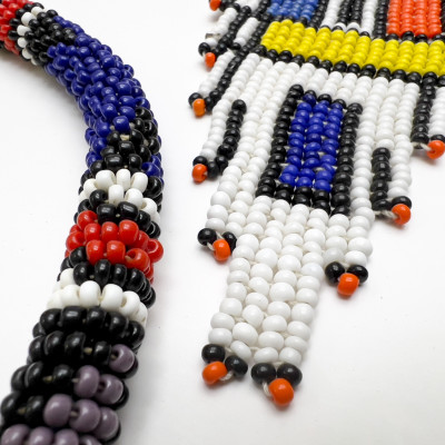 Beaded Zulu Necklace and Ndebele Bridal Veil
