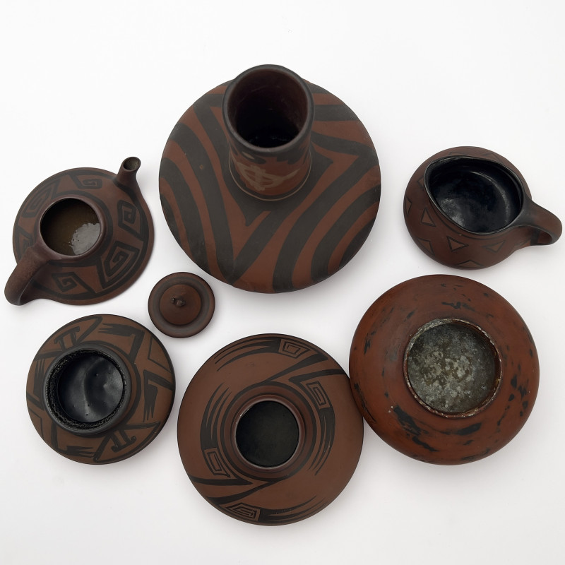 Clifton Art Pottery, Group of 6