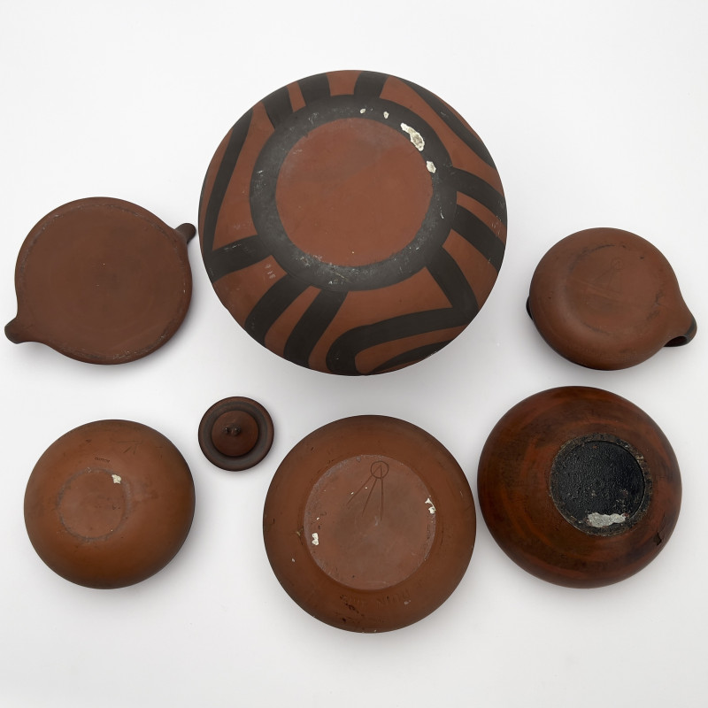 Clifton Art Pottery, Group of 6