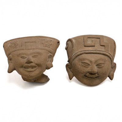 Image for Lot Two Veracruz Pottery Heads