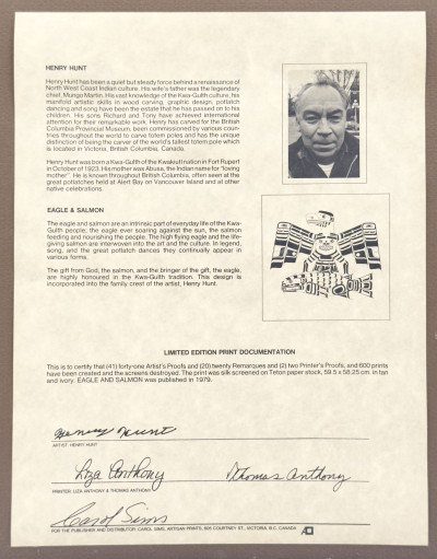 Henry Hunt - Eagle and Salmon