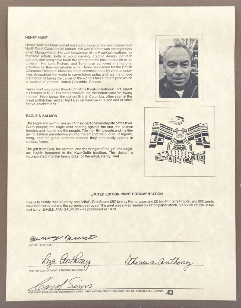 Henry Hunt - Eagle and Salmon