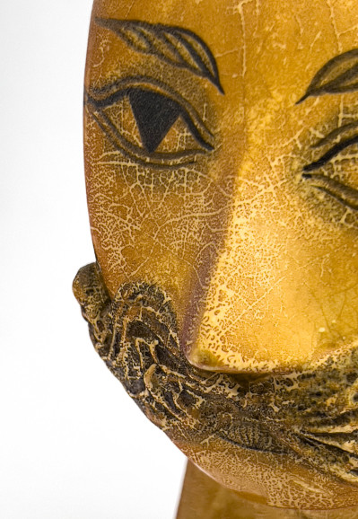 Gemma Taccogna and Others - Paper Mache Busts, Group of 6