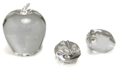 Steuben Glass - Bowls and Paperweights, Group of 6