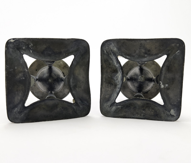 Archibald Knox - Tudric Candlesticks for Liberty &amp; Co., Pair