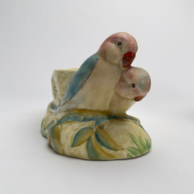 Clarice Cliff - Budgerigar Ceramic Vessels, Group of 3