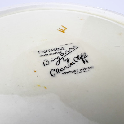 Clarice Cliff - Bizarre Ceramic Dishes in Various Patterns, Group of 6