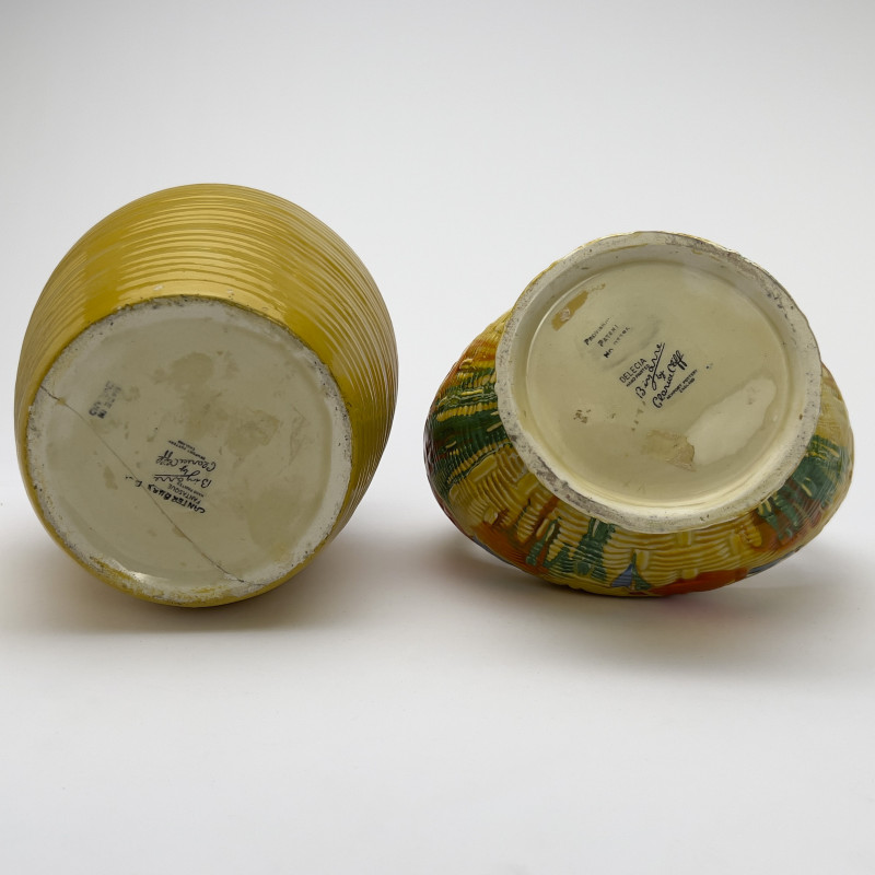 Clarice Cliff - Bizarre Isis Vase and Gaiety Basket