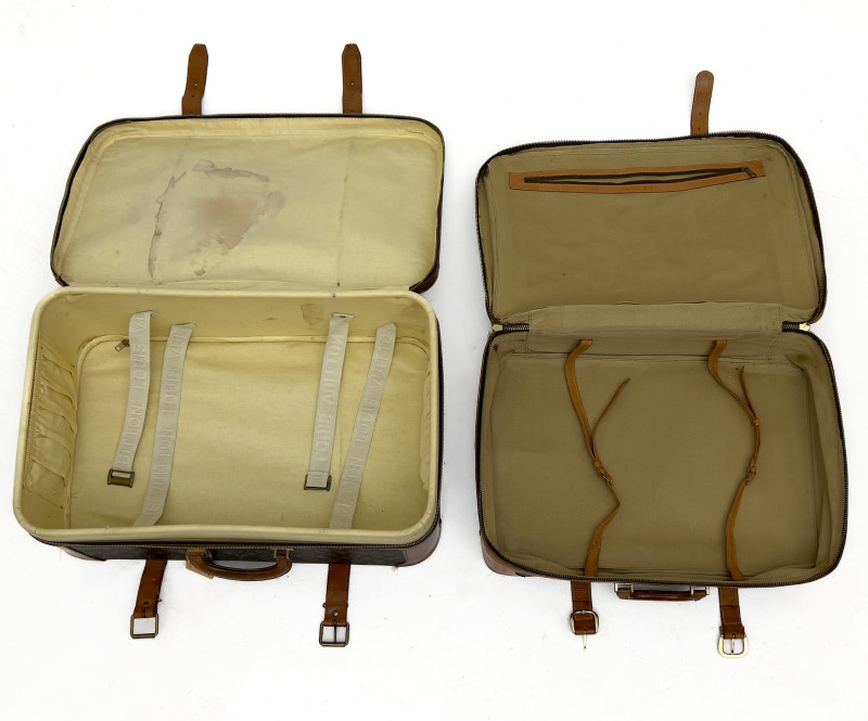 Louis Vuitton - Leather Strap Soft-Side Luggage Case, Pair