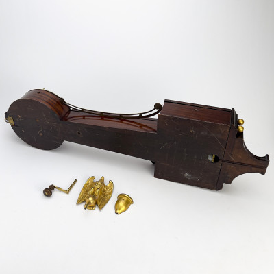 Banjo Clock with Reverse Glass Painted Case