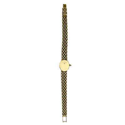 Baume &amp; Mercier - Oval Faced Women&apos;s Watch in 14k Yellow Gold