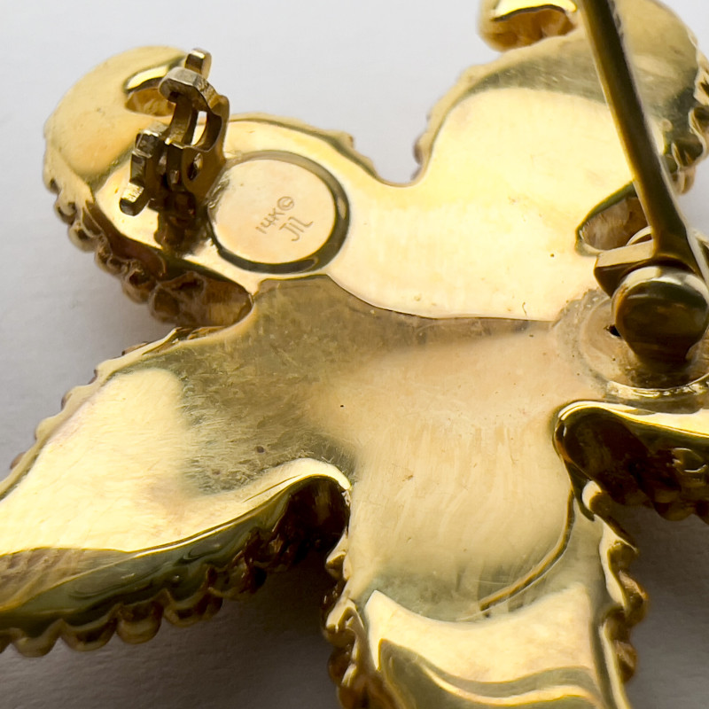 Gold Pendant and Pin