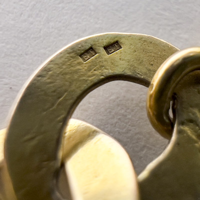 French Mark Gold Necklace