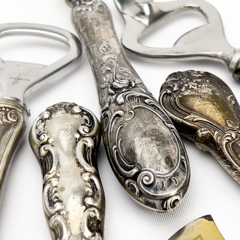 Weighted Silver Flatware, Group of 24