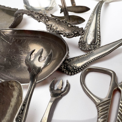 Silver Serving Pieces: Schofield and other Makers