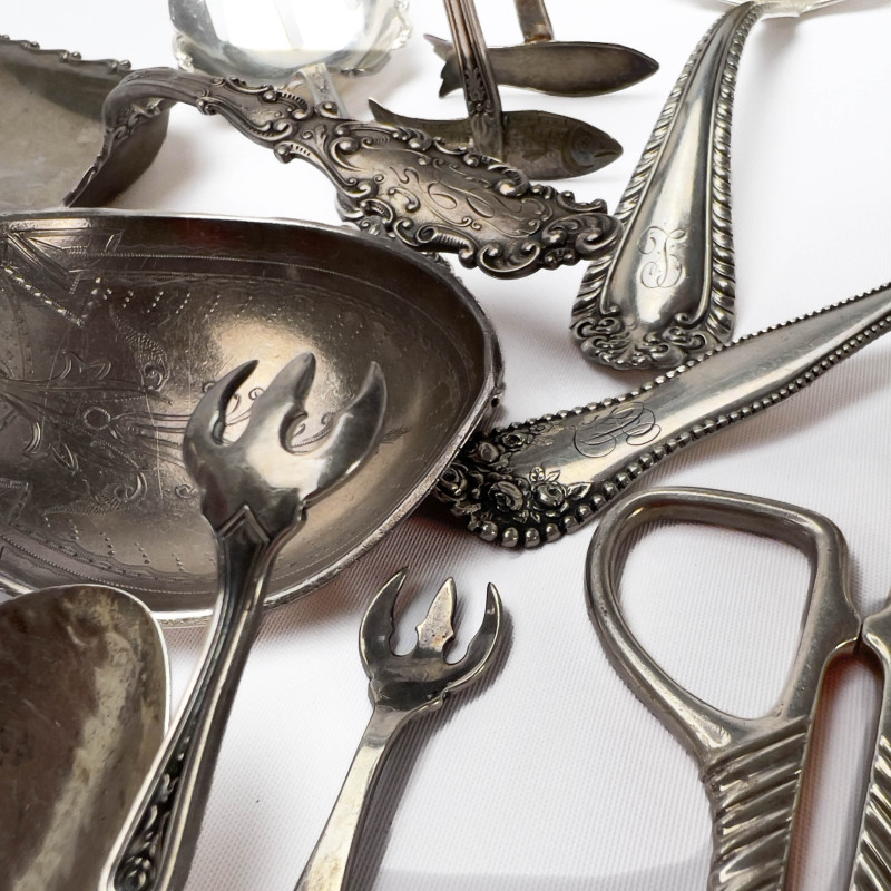 Silver Serving Pieces: Schofield and other Makers