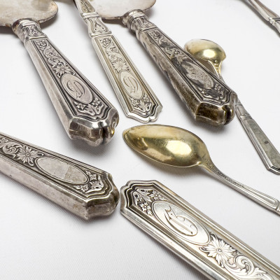 Gorham - Partial Silver Flatware Service
