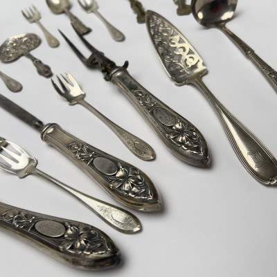 Group of Silver Service Pieces