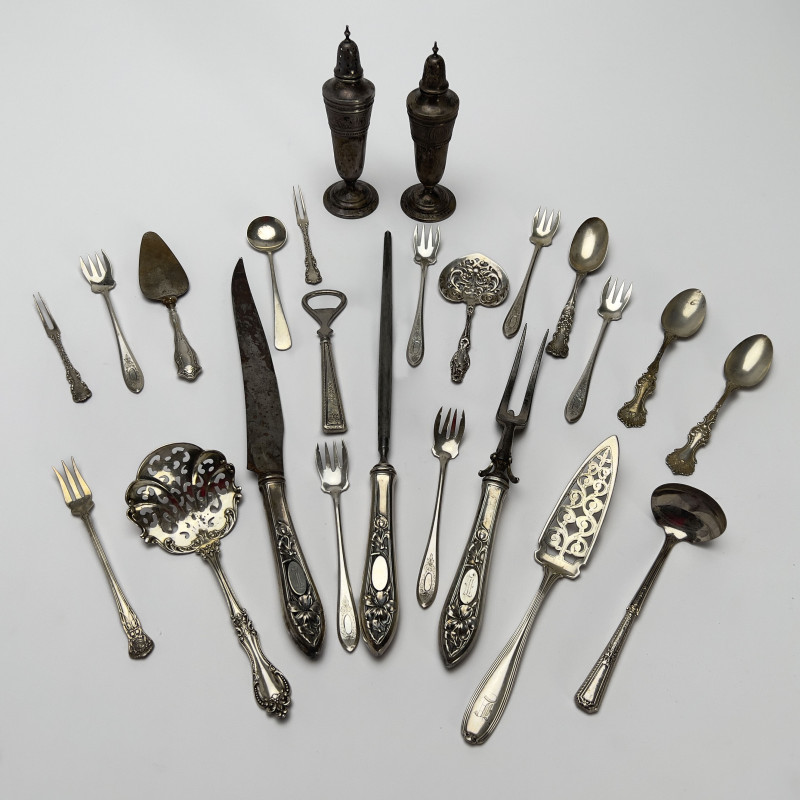 Group of Silver Service Pieces