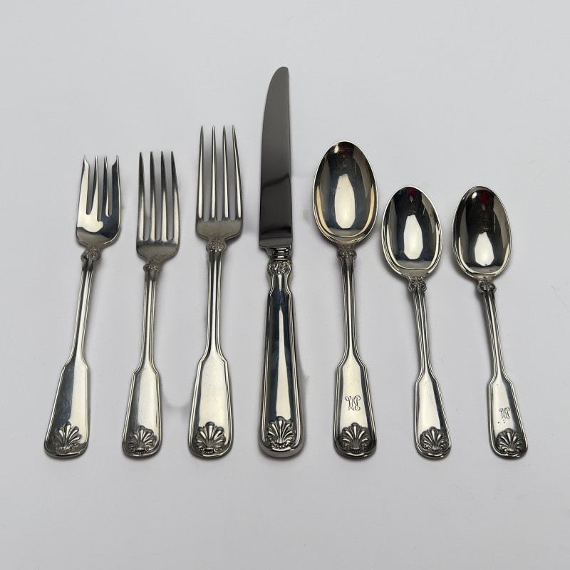 Tiffany &amp; Co. - Shell &amp; Thread: Partial Sterling Flatware