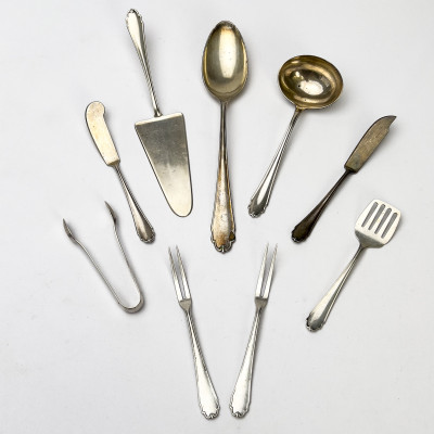 Bruckmann &amp; Söhne - Silver Liselotte Flatware Partial Set