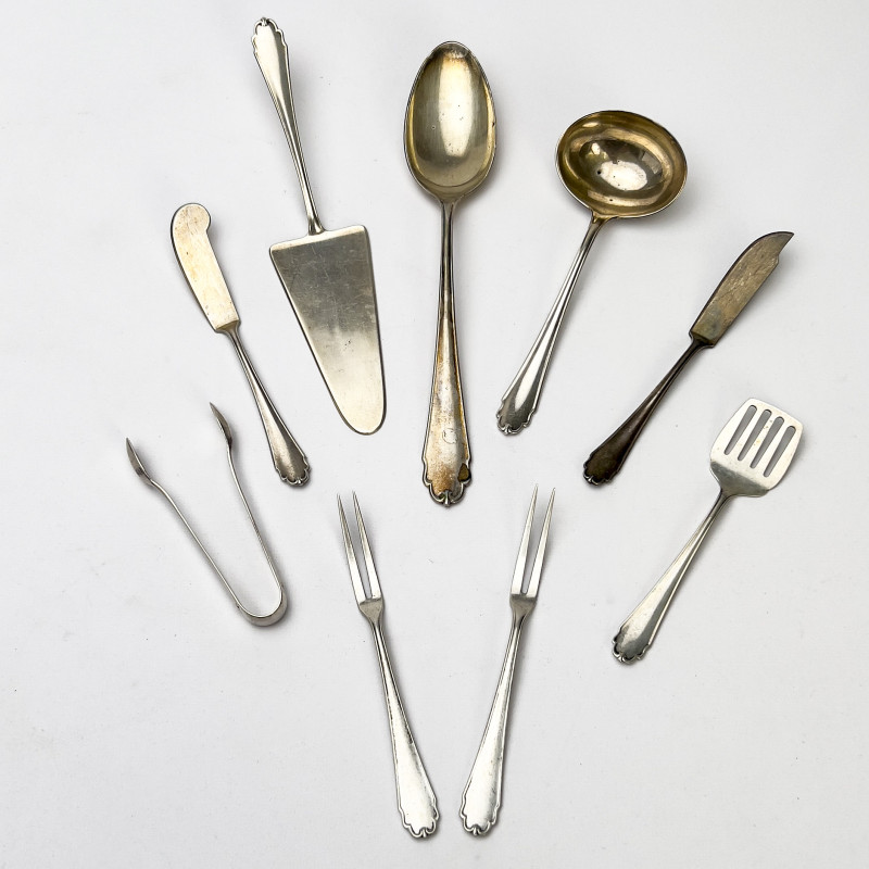 Bruckmann &amp; Söhne - Silver Liselotte Flatware Partial Set