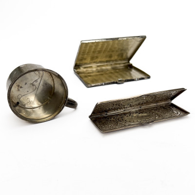 Silver Flatware and Serviceware, Group of 30+