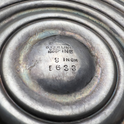 Group of Weighted Sterling Decorative Tabletop Items