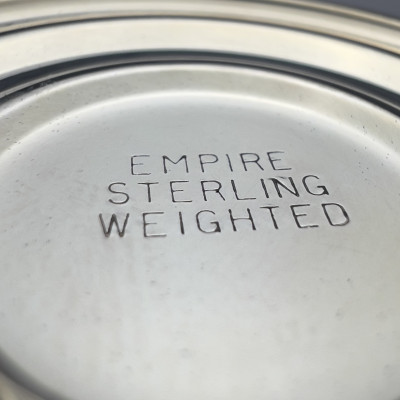 Group of Weighted Sterling Decorative Tabletop Items