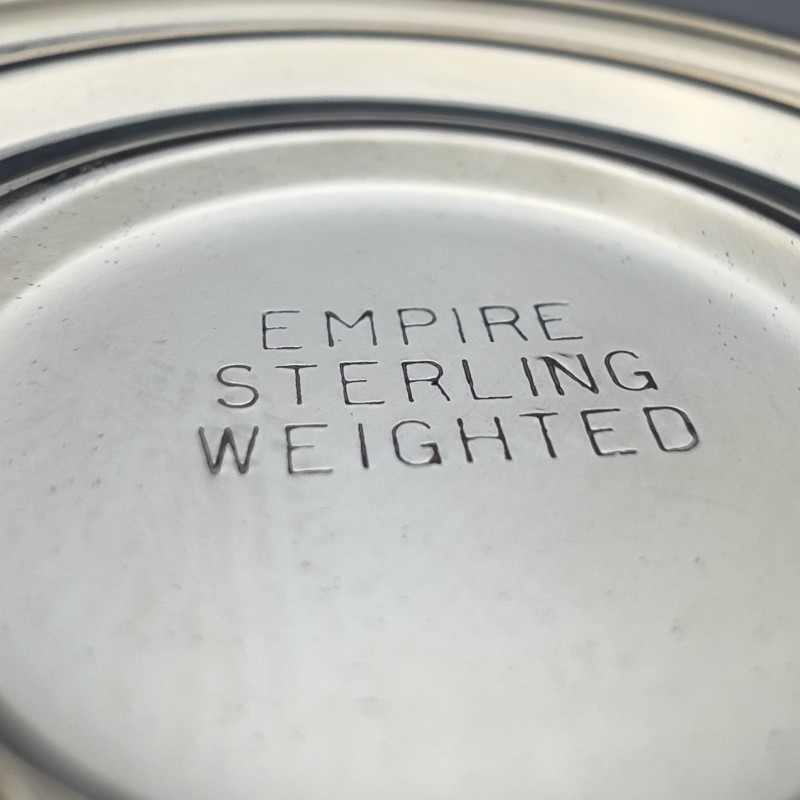 Group of Weighted Sterling Decorative Tabletop Items