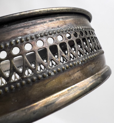 Silverplate Wine Coasters, Group of 10