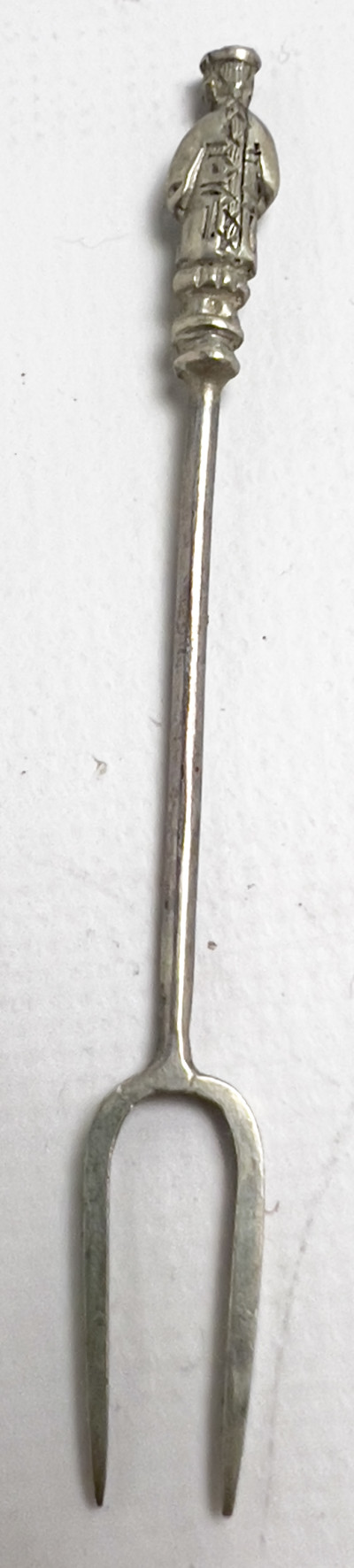 Silver Chinese Tea Bowl with Hardstone