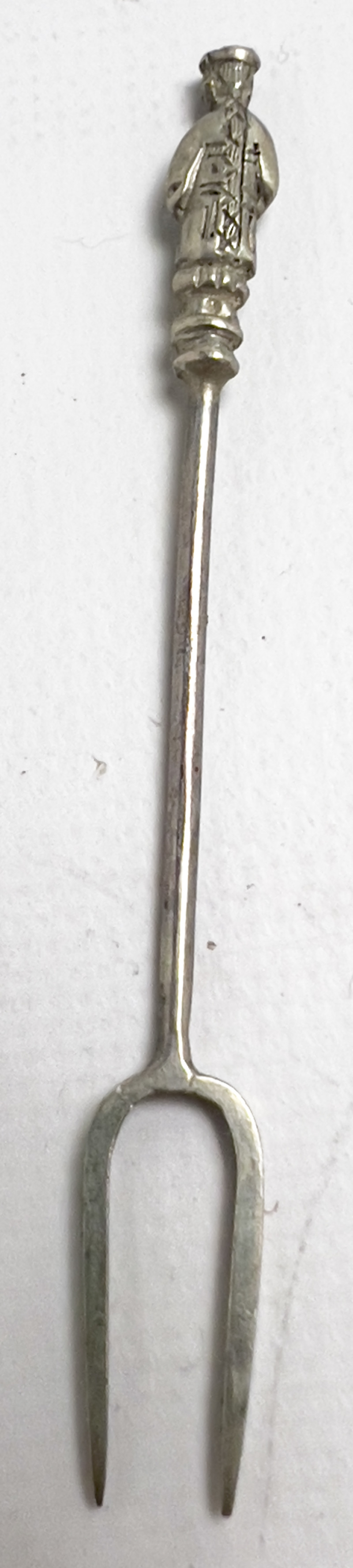 Silver Chinese Tea Bowl with Hardstone