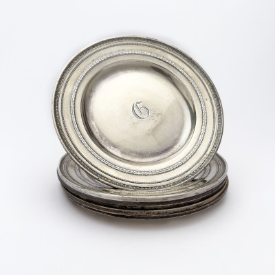 Image for Lot Gorham - 6 Silver Plates