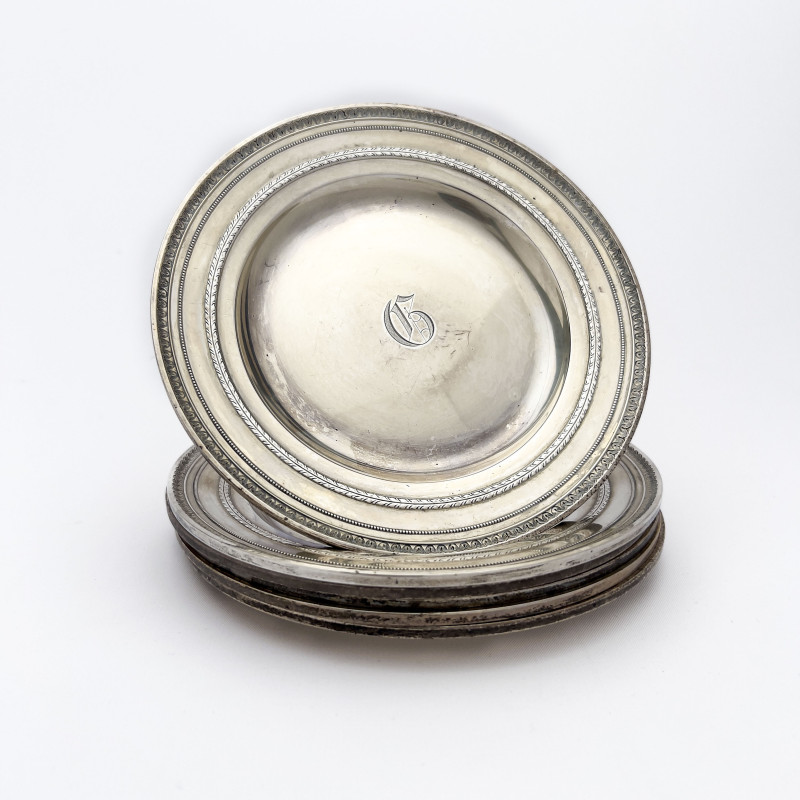 Gorham - 6 Silver Plates