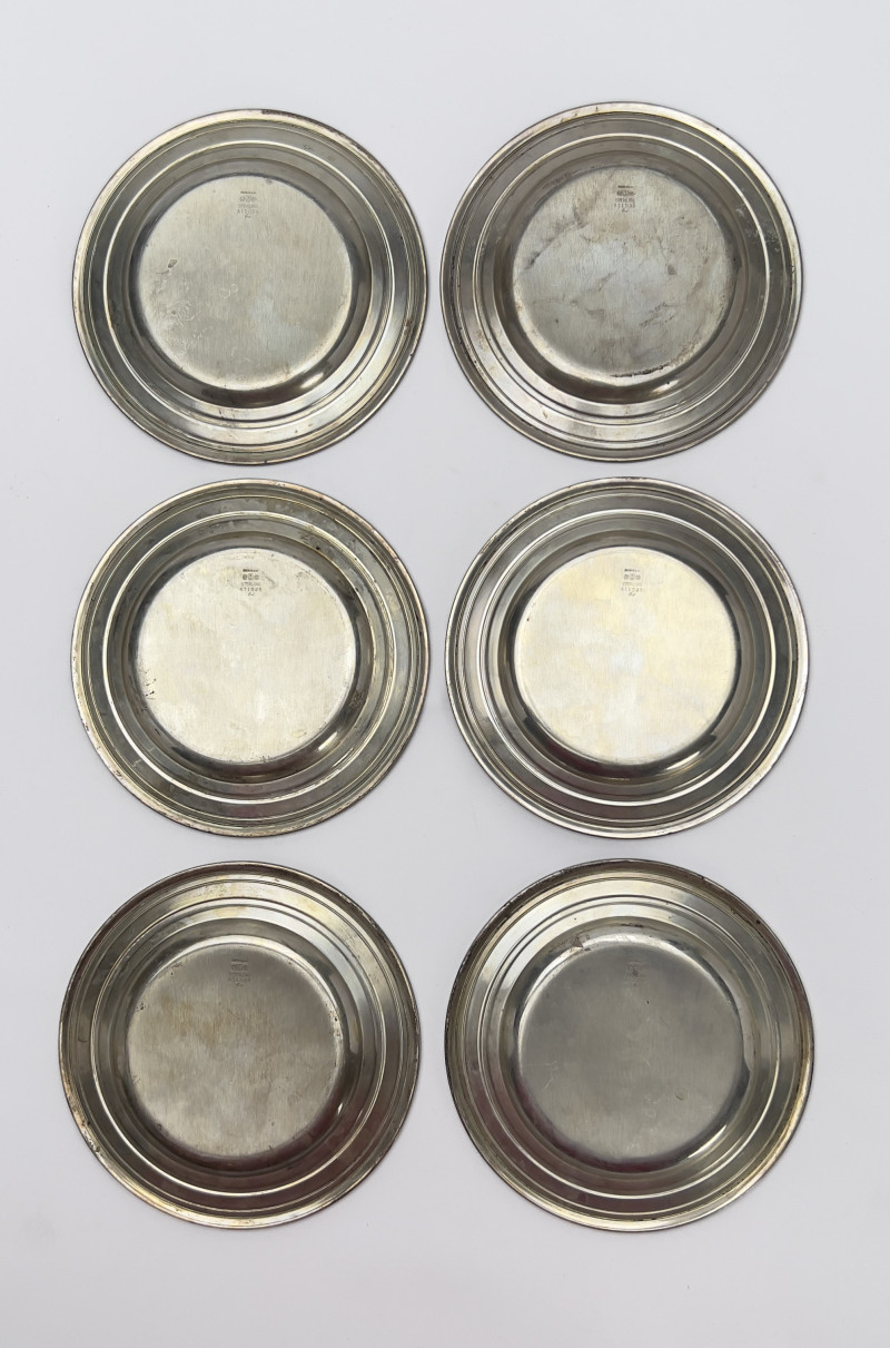 Gorham - 6 Silver plates