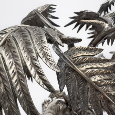 Victorian Palm Frond Center Pieces (pair)