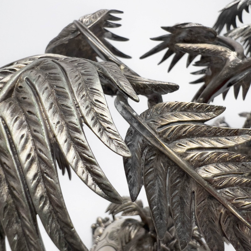 Victorian Palm Frond Center Pieces (pair)