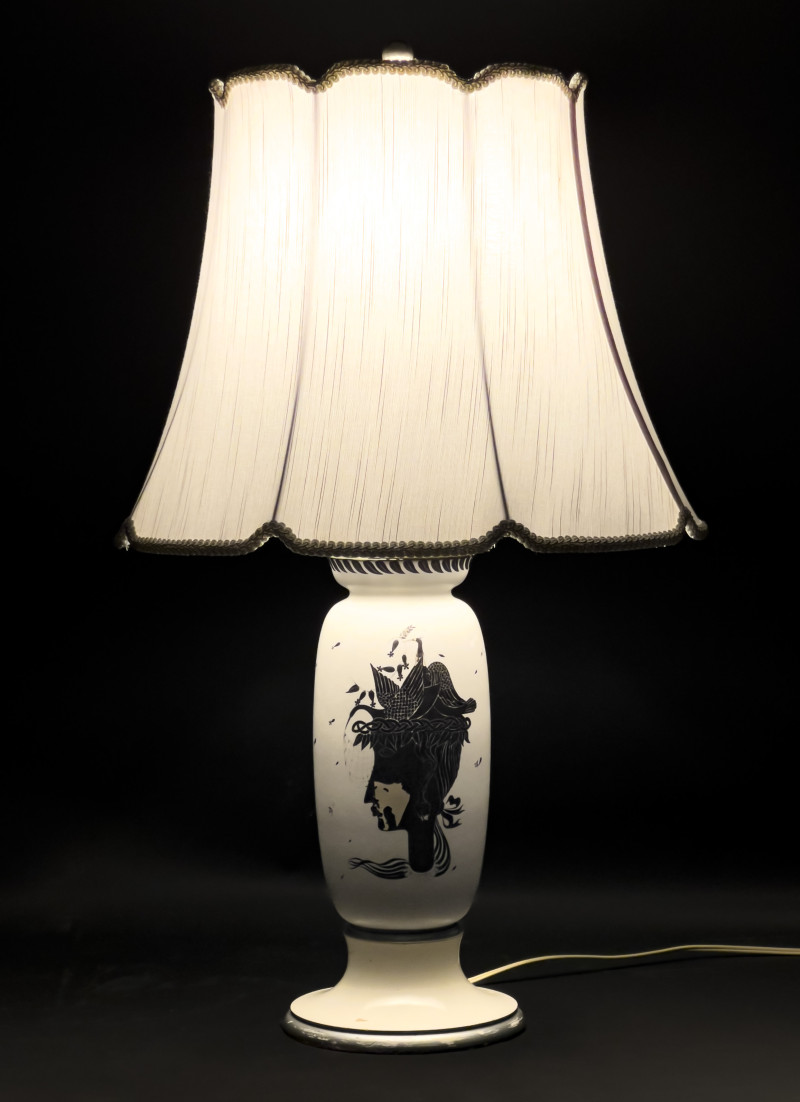 Stig Lindberg - Electrified ‘Grazia’ Vase Lamp
