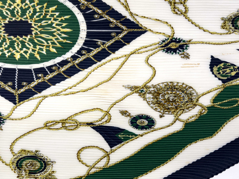 Hermès - Two Pleated Scarves