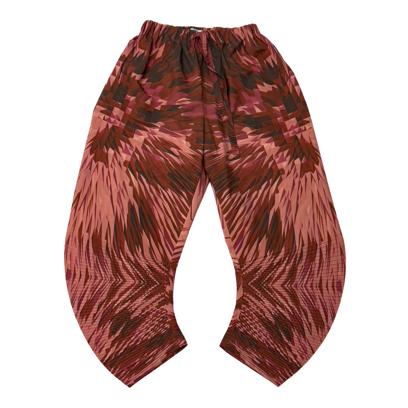 Issey Miyake - Pleats Please Red Pants