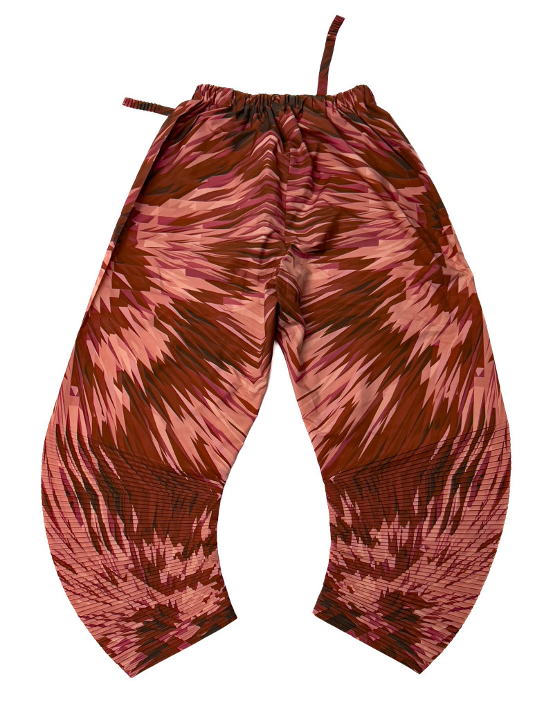 Issey Miyake - Pleats Please Red Pants